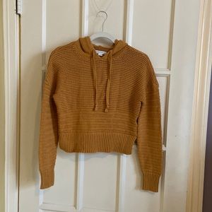 Aeropostale hooded cropped sweater